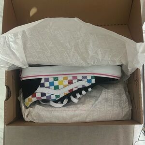 Kids Old Skool (Checkerboard) Rainbow/Tr